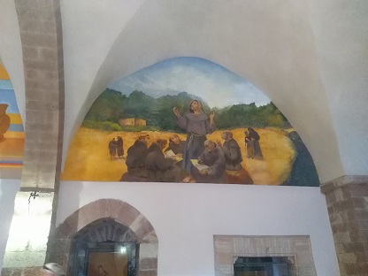 Assisi - bazilika svatého Františka - klášter - kaple